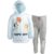 Bluey Fleece Pullover Hoodie and Pants Outfit Set Toddler to Little Kid Sizes (2T – 7-8) by Bluey