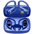 bmani Ear Buds Wireless Earbuds Bluetooth Headphones with 80H Playtime LED Display Case, Over-Ear Hook with Mic, Stereo Sound, Easy Button Controls, Sports Earphones for Running… by bmani