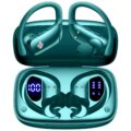 bmani Ear Buds Wireless Earbuds Bluetooth Headphones with 80H Playtime LED Display Case, Over-Ear Hook with Mic, Stereo Sound, Easy Button Controls, Sports Earphones for Running… by bmani