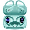 bmani Ear Buds Wireless Earbuds Bluetooth Headphones with 80H Playtime LED Display Case, Over-Ear Hook with Mic, Stereo Sound, Easy Button Controls, Sports Earphones for Running… by bmani