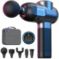 BOB AND BRAD C2 Massage Gun, Deep Tissue Percussion Massager Gun, Muscle Massager with 5 Speeds and 5 Heads, Electric Back Massagers for Professional Athletes Home Gym by BOB AND BRAD