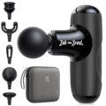 BOB AND BRAD Q2 Mini Massage Gun, Pocket-Sized Deep Tissue Massager Gun, Portable Percussion Muscle Massager Gun, Ultra Small & Quiet Muscle Massage Gun with Carry Case, Home… by BOB AND BRAD