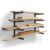Bora 4-Level Lumber Storage Rack Wood and Garage Organization Space-Saving Metal Shelf for Pipes, Boards, Plywood, and Building Materials – PBR-004B Black Gray by BORA