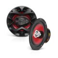 BOSS Audio Systems CH6530 Chaos Series 6.5 Inch Car Door Speakers – 300 Watts (Pair), 3 Way, Full Range, Tweeters, Coaxial, Sold in Pairs by BOSS Audio Systems