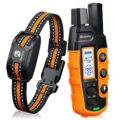 Bousnic Dog Shock Collar – 3300Ft Dog Training Collar with Remote for 5-120lbs Small Medium Large Dogs Rechargeable Waterproof e Collar with Beep (1-8), Vibration(1-16), Safe… by BOUSNIC