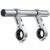 BRCOVAN Aluminum Alloy Handlebar Extender for Bicycle & Motorcycle, Bike Handlebar Extensions with Double Mounting Clamp Bracket, Fit for Round Rails 0.87” / 1” / 1.125” /… by BRCOVAN