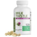 Bronson Milk Thistle Silymarin Marianum & Dandelion Root Liver Health Support, Antioxidant Support, Detox, 120 Capsules by Bronson