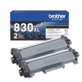 Brother Genuine TN830XL 2PK Black High Yield Printer Toner Cartridge 2-Pack – Print up to 3,000 Pages Each(1) by Brother
