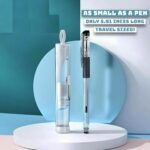 BrushBuddy Premium 3-in-1 Travel Toothbrush with Built-in Toothpaste Dispenser - Soft Bristles, Ergonomic Design, Compact, White by Splendor Luxury