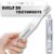 BrushBuddy Premium 3-in-1 Travel Toothbrush with Built-in Toothpaste Dispenser – Soft Bristles, Ergonomic Design, Compact, White by Splendor Luxury