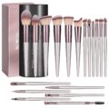 BS-MALL Makeup Brush Set 18 Pcs Premium Synthetic Foundation Powder Concealers Eye shadows Blush Makeup Brushes with black case by BS-MALL