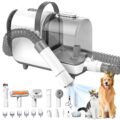 Bunfly Dog Grooming Kit,13000Pa Strong Grooming & Vacuum Suction 99.99% Pet Hair, 16 Pet Grooming Tools for Dogs Cats, 3L Large Capacity Dust Cup, Quiet Pet Vacuum Groomer… by Bunfly
