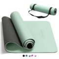 CAMBIVO Yoga Mat for Women Men Kids, 1/3 & 1/4 & 2/5 Inch Extra Thick Yoga Mat Non Slip, 72″ x 24″ TPE Yoga Mats, Workout Mat with Carrying Strap for Yoga, Pilates and Floor… by CAMBIVO