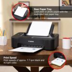 Canon TS202 Inkjet Photo Printer, Black (USB Required, not Included) by Canon