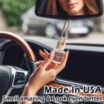 Car Air Freshener Hanging 2 Pack,Mahogany Teakwood Essential Oil Diffuser for Car, Car Air Freshener Cute, 45+ days Long Lasting Air Freshener for Car And Women, car accessories... by C CLASSY PERSONALIZED JEWELRY