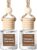 Car Air Freshener Hanging 2 Pack,Mahogany Teakwood Essential Oil Diffuser for Car, Car Air Freshener Cute, 45+ days Long Lasting Air Freshener for Car And Women, car accessories… by C CLASSY PERSONALIZED JEWELRY