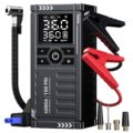 Car Battery Jump Starter with Air Compressor – 4500A 150PSI Portable Car Jump Starters (All Gas/9L Diesel) with Tire Inflator, 12V Car Battery Jump Box with Jumper Cables, LCD… by KOLTGOO