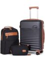 Carry On Luggage 22x14x9 Airline Approved, 20-inch Hard Shell Suitcases with Wheels, ABS Lightweight Carry on Suitcase with TSA Lock by CONCEPTEN