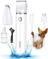 Casfuy Cordless Dog Paw Trimmer – Low Noise Small Dog Clippers with Double Blades USB Rechargeable Grooming Clipper for Dogs Cats and Small Pets for Trimming Hair Around Paws,… by Casfuy