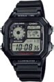 Casio AE1200WH Series | Men’s Digital Watch | 100M WR | Multi Alarms | 100 SEC Stopwatch | Countdown Timer | World Map for World Time | LED Light | LC Analog Display | 10 Year… by Casio