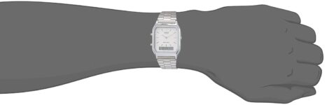 Casio - Mens Watch - AQ230A7D, Silver, Core by Casio