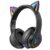 Cat Ear Bluetooth Headphones for Kids & Adults, 55H Play Time, Wireless Foldable & Wired Multi-Function LED Light Up Over Ear Headphones with Mic and Volume Control for… by ONITOON