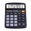 CATIGA 12 Digits Desktop Calculator with Large LCD Display and Sensitive Button, Dual Solar Power and Battery, Standard Function for Office, Home, School, CD-2786 by CATIGA