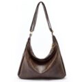 celestina Hobo Bags for Women, Ultra Soft Foldable Vegan Leather Shoulder Handbag, Stylish Slouchy Tote Purses by celestina
