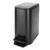 Cesun Small Bathroom Trash Can with Lid Soft Close, Step Pedal, 6 Liter / 1.6 Gallon Stainless Steel Garbage Can with Removable Inner Bucket, Anti-Fingerprint Finish (Matt Black) by Cesun
