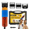 CGOLDENWALL Dog Hair Clipper for Grooming 200W Pet Clipper Kit with Spare Blade, Low Noise&Vibration, Animal Grooming Trimmer for Cat Sheep Dog by CGOLDENWALL