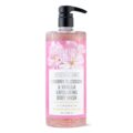 Cherry Blossom & Vanilla Exfoliating Body Wash with Coconut and Asian Pear & Collagen | Moisturize Renew & Exfoliate, 32 oz. by THE SPATHECARY