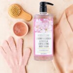 Cherry Blossom & Vanilla Exfoliating Body Wash with Coconut and Asian Pear & Collagen | Moisturize Renew & Exfoliate, 32 oz. by THE SPATHECARY