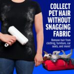 ChomChom Roller Pet Hair Remover and Reusable Lint Roller - Cat and Dog Hair Remover for Furniture, Couch, Carpet, Clothing and Bedding - Portable, Multi-Surface Fur Removal... by ChomChom Roller