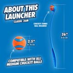 Chuckit! Dog Ball Launcher - Classic 26" with Medium (2.5"), Dog Fetch Ball Thrower, For Dogs 20-60 Pounds, Made in USA by Chuckit!