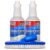 Clean-eez Grout Cleaner 2 Pack with Stand-Up Brush Attachment – Stain Remover Heavy-Duty Scrubber – Bathroom Shower Ceramic Porcelain Tile & Grout Only – Easy Control Flip Top… by Clean-eez Cleaning Products