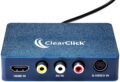 ClearClick Video to USB 1080P Audio Video Capture & Live Streaming Device – Input HDMI, AV, RCA, S-Video, VCR, VHS, Camcorder, Video8, Hi8, DVD, Gaming Systems – USB-C Plug & Play by ClearClick
