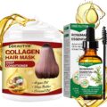 Collagen Hair Treatment Hair Mask & Rosemary Hair Growth Oil,Deep Conditioner Hydrating Hair Mask for Dry Damaged Hair,Hair Growth Oil for Hair Loss,Natural Hair Regrowth… by DBEAUTYM