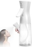 Continuous Spray Bottle,Hair Spray Bottle,Plants Water Spray Mist Bottle,Ultra-Fine Spray Bottle for Hair,Skincare, Plant Care, Pet Grooming, Cleaning(White) by Apidgrowth