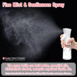 Continuous Spray Bottle,Hair Spray Bottle,Plants Water Spray Mist Bottle,Ultra-Fine Spray Bottle for Hair,Skincare, Plant Care, Pet Grooming, Cleaning(White) by Apidgrowth