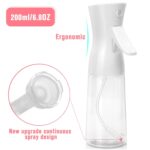 Continuous Spray Bottle,Hair Spray Bottle,Plants Water Spray Mist Bottle,Ultra-Fine Spray Bottle for Hair,Skincare, Plant Care, Pet Grooming, Cleaning(White) by Apidgrowth