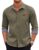COOFANDY Men’s Casual Dress Shirt Button Down Shirts Long-Sleeve Plaid Collar Denim Work Shirt by COOFANDY