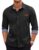 COOFANDY Men’s Casual Dress Shirt Button Down Shirts Long-Sleeve Plaid Collar Denim Work Shirt by COOFANDY