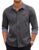 COOFANDY Men’s Casual Dress Shirt Button Down Shirts Long-Sleeve Plaid Collar Denim Work Shirt by COOFANDY