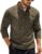 COOFANDY Men’s Casual Henley Pullover Sweatshirt Thermal Fleece Slim Fit Sweater by COOFANDY