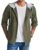 COOFANDY Men’s Corduroy Shirt Jackets Long Sleeve Button Down Casual Stylish Hooded Shacket Jacket with Pocket by COOFANDY