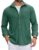COOFANDY Mens Flannel Shirts Long Sleeve Thermal Button Down Shirt Shacket Lightweight Jacket by COOFANDY