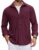 COOFANDY Mens Flannel Shirts Long Sleeve Thermal Button Down Shirt Shacket Lightweight Jacket by COOFANDY