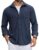 COOFANDY Mens Flannel Shirts Long Sleeve Thermal Button Down Shirt Shacket Lightweight Jacket by COOFANDY