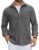 COOFANDY Mens Flannel Shirts Long Sleeve Thermal Button Down Shirt Shacket Lightweight Jacket by COOFANDY