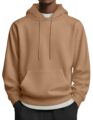 COOFANDY Mens Hoodies Pullover Long Sleeve Casual Fashion Sweatshirts Drawstring Gym Hooded Shirt with Kanga Pocket by COOFANDY